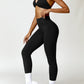 Twisted Halter Neck Bra and High Waist Leggings Active Set