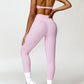 Twisted Halter Neck Bra and High Waist Leggings Active Set