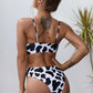 Cow Animal Print One-piece Swimsuit