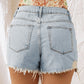 Distressed Denim Shorts